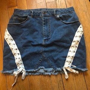 Jean skirt!